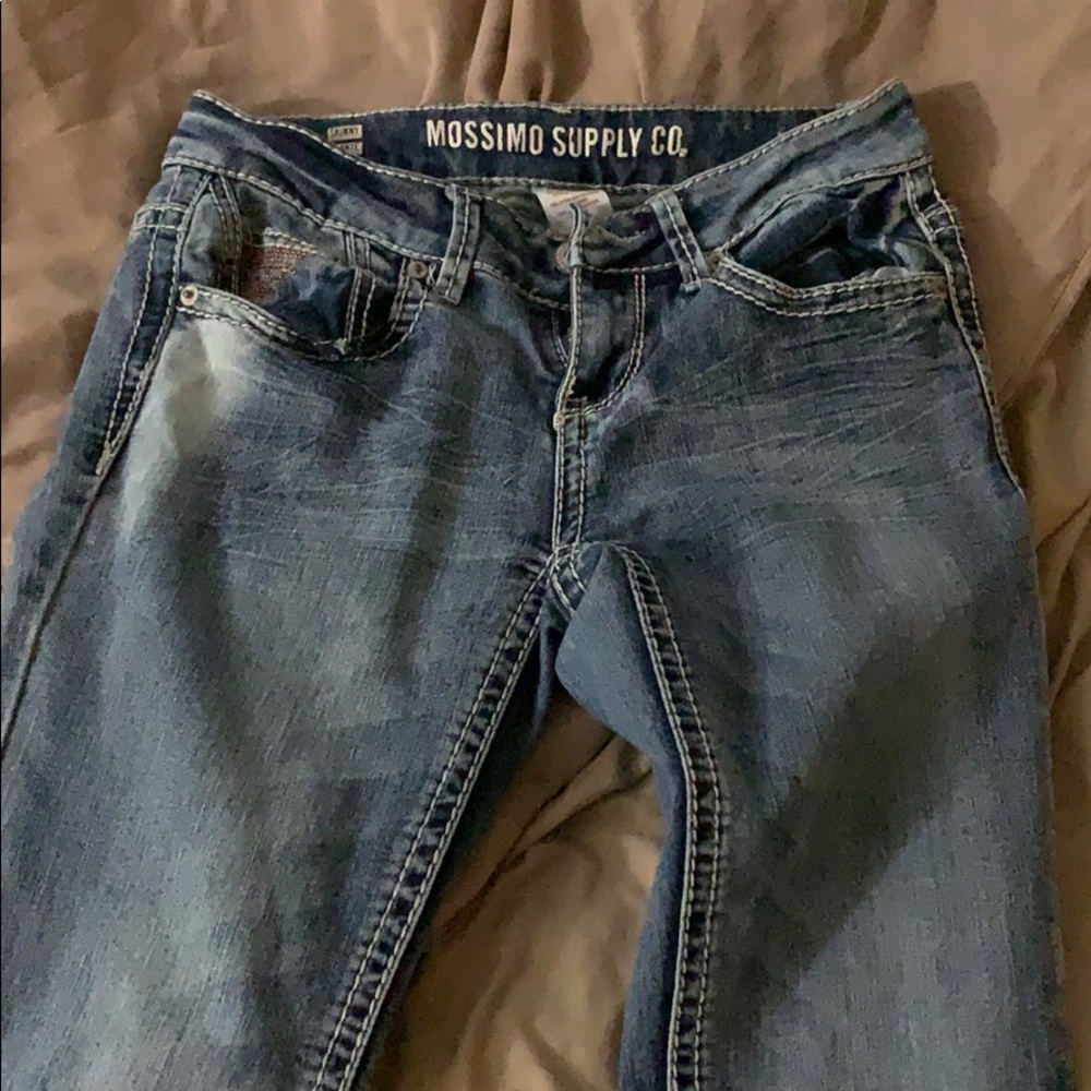 Mossimo size 5 skinny denim washed jeans